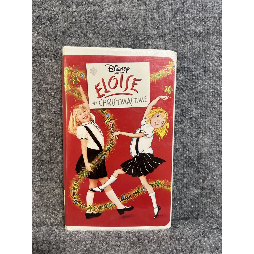 Walt Disney: Eloise at Christmastime VHS (2004) RARE Late-Era Blue Spine